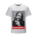 Smoking Snoop Dogg Portrait Supreme Parody Cannabis T-Shirt
