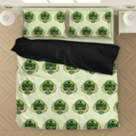 Smoking Weed Skull Marijuana Doobie Kush Cool Bedding Set