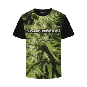 Sour Diesel Strain Cool Real Strain Portrait T-Shirt