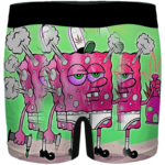 Spongebob Smoking Kush Out of Pineapple Bong 420 Men's Boxers
