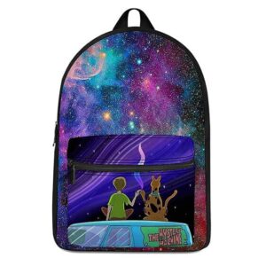 Star Gazing Shaggy and Scooby Smoking Weed Awesome Backpack