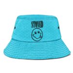 Stoned On Weed Smiley Face Nirvana Parody Bucket Hat