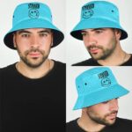 Stoned On Weed Smiley Face Nirvana Parody Bucket Hat
