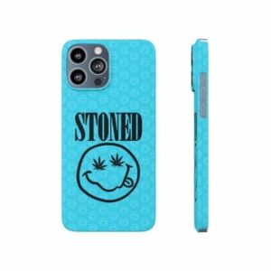 Stoned Smiley Face Marijuana Weed Eyes iPhone 13 Cover