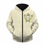 Stoner Magic Bum Smoking Weed Blunt Cartoon 420 Zip Hoodie