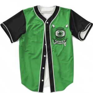 Stoner Mike Monsters Inc Dope Green Awesome Baseball Jersey