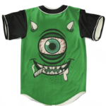 Stoner Mike Monsters Inc Dope Green Awesome Baseball Jersey