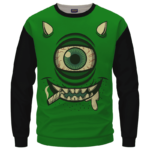 Stoner Mike Monsters Inc Dope Green Black Sweater