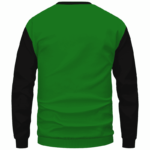 Stoner Mike Monsters Inc Dope Green Black Sweater - Back Mockup