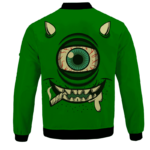 Stoner Mike Monsters Inc Dope Green Bomber Jacket -BACK