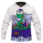 Stoner Piccolo Bong Hits Hemp Weed Pot 420 Awesome White Hoodie