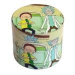Stoner Rick & Morty Hitting Bong Dope Marijuana Herb Grinder