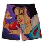 Stoner Snow White Apple Pipe Marijuana Dope Men's Boardshorts