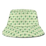 Stylish Marijuana Weed Leaf Joint Pattern Art Bucket Hat