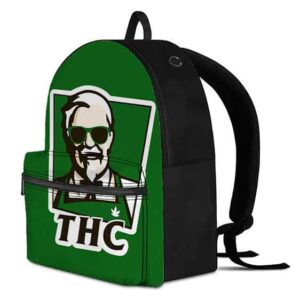 Tetrahydrocannabinol KFC Style Logo Coolest Dopest Backpack