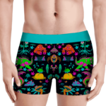 The Adventures of Rick and Morty Monsters 420 Weed Men's Boxers