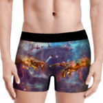 The Creation of Adam Holding a Joint 420 Marijuana Men's Boxers