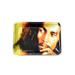 The Legend Bob Marley Rasta King Cannabis Rolling Tray