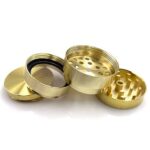 The World Over Fancy Gold Design Weed Herb Grinder