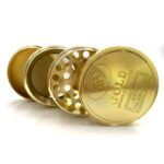 The World Over Fancy Gold Design Weed Herb Grinder