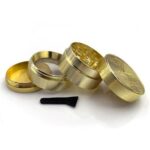 The World Over Fancy Gold Design Weed Herb Grinder