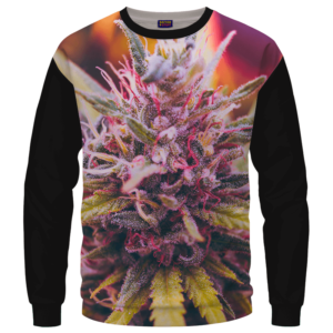 Top Shelf Marijuana Weed 420 Black Crewneck Sweater