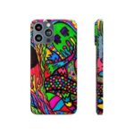 Trippy 420 Doodle Artwork Stylish Marijuana iPhone 13 Case