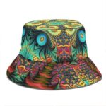 Trippy Abstract Animal Pattern Artwork Epic Bucket Hat