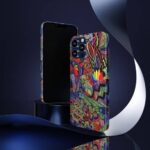 Trippy Abstract Doodle Artwork Dope 420 Weed iPhone 13 Case