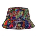 Trippy Colorful Abstract Doodle Art Cool 420 Weed Bucket Hat