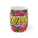 Trippy Eye Donut Artwork Epic 420 Marijuana Coffee Mug