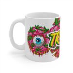 Trippy Eye Donut Artwork Epic 420 Marijuana Coffee Mug