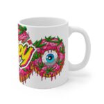 Trippy Eye Donut Artwork Epic 420 Marijuana Coffee Mug