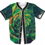 Trippy Galaxy Jimi Hendrix Smoking Joint 420 Baseball Jersey