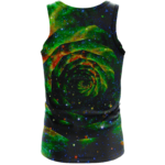 Trippy Galaxy Jimi Hendrix Smoking Joint 420 Marijuana Tank Top Back