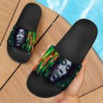 Trippy Galaxy Jimi Hendrix Smoking Joint 420 Slide Sandals