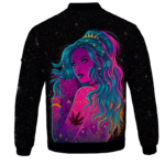 Trippy Kush Princess Galaxy Art Awesome Bomber Jacket - back