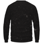 Trippy Kush Princess Galaxy Art Awesome Sweatshirt - Back Mockup