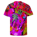 Trippy Neko Japanese Cat Art Weed 420 Marijuana T-shirt