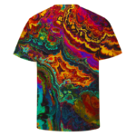 Trippy Psychedelic Morty Weed Art Marijuana 420 T-shirt