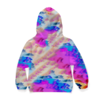 Trippy Rick Sanchez Rainbow Art Awesome 420 Kids Hoodie