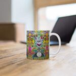 Trippy Ricky and Morty Stoner Art Epic 420 Weed Coffee Mug