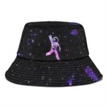Trippy Space Astronaut Reaching Marijuana Dope Bucket Hat