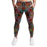 Trippy Weed Cartoon Pattern Epic Marijuana Sweatpants