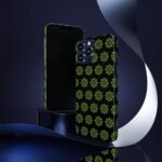 Unique Cannabis Weed Circular Pattern iPhone 13 Fitted Case