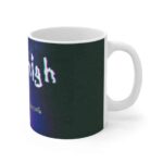 Up So High Rick Sanchez Trippy Galaxy 420 Weed Coffee Mug