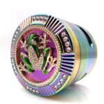 Vibrant Colors Frog Icon Design Marijuana Weed Grinder