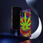 Vibrant Colors Marijuana Leaf Artwork Awesome iPhone 13 Case