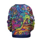 Vibrant Colors Psychedelic Trippy Artwork Cool Kids Sweatshirt