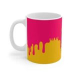 Vibrant Dripping Kush Marijuana Art Stylish Coffee Mug